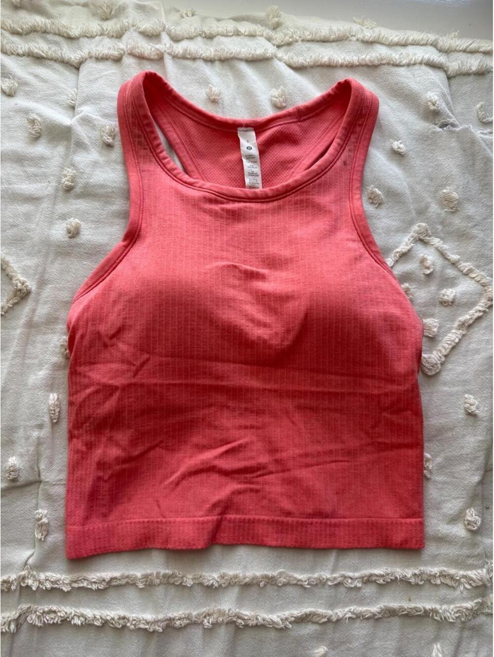 Lululemon Swiftly Tech Racerback Tank – Coral Pink | Size 6